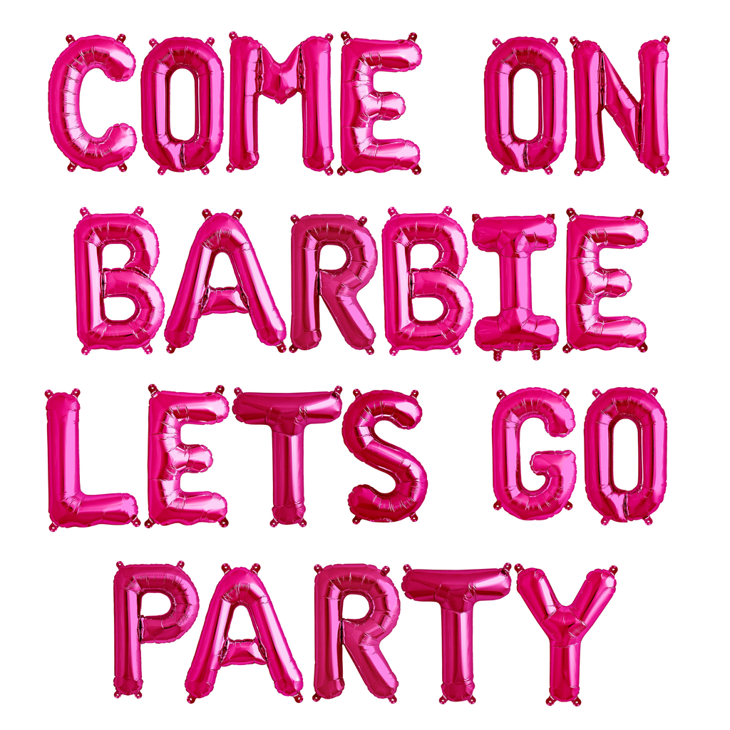 Come On Barbie Lets Go Party Balloon Set