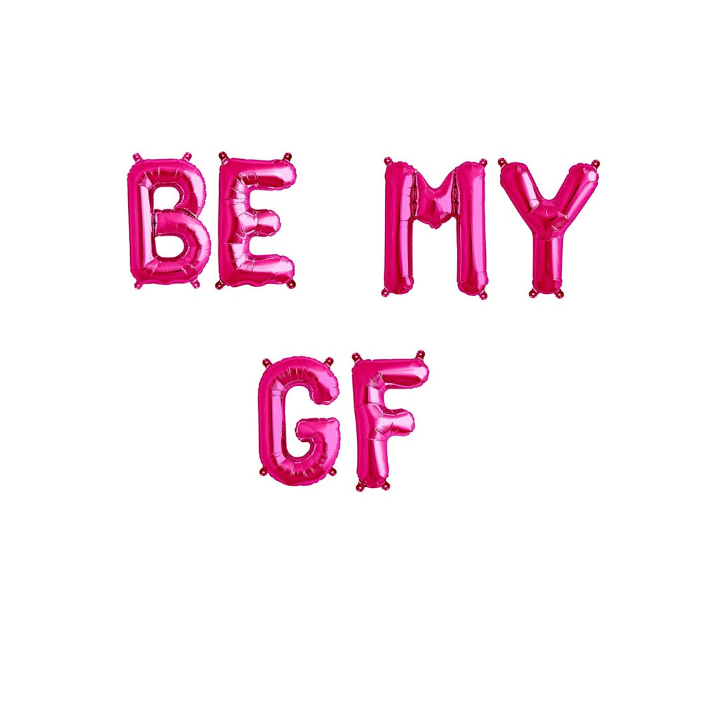 BE MY GF Balloons