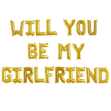 Will You Be My Girlfriend Balloon Set