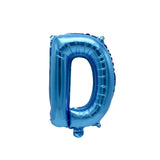 Letter D Blue Balloon 35cm