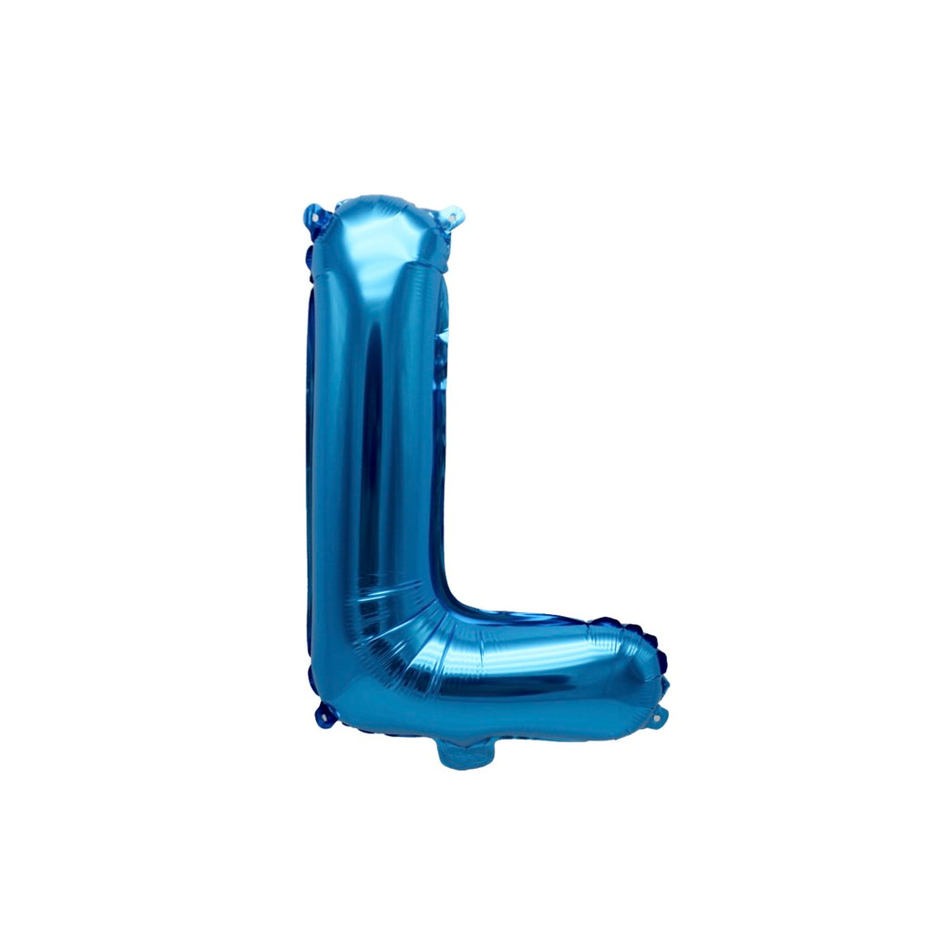 Letter L Blue Balloon 35cm