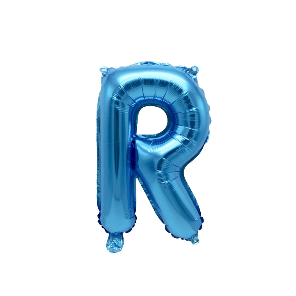Letter R Blue Balloon 35cm