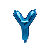 Letter Y Blue Balloon 35cm