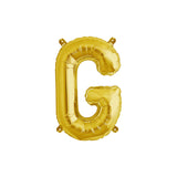 Letter G Gold Balloon 35cm