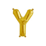 Letter Y Gold Balloon 35cm