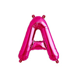 Letter A Hot Pink Balloon 35cm