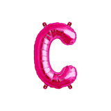 Letter C Hot Pink Balloon 35cm