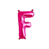 Letter F Hot Pink Balloon 35cm