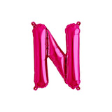 Letter N Hot Pink Balloon 35cm