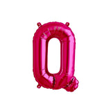 Letter Q Hot Pink Balloon 35cm