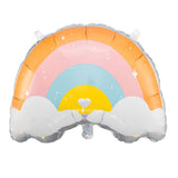 Pastel Sleepy Rainbow Balloon