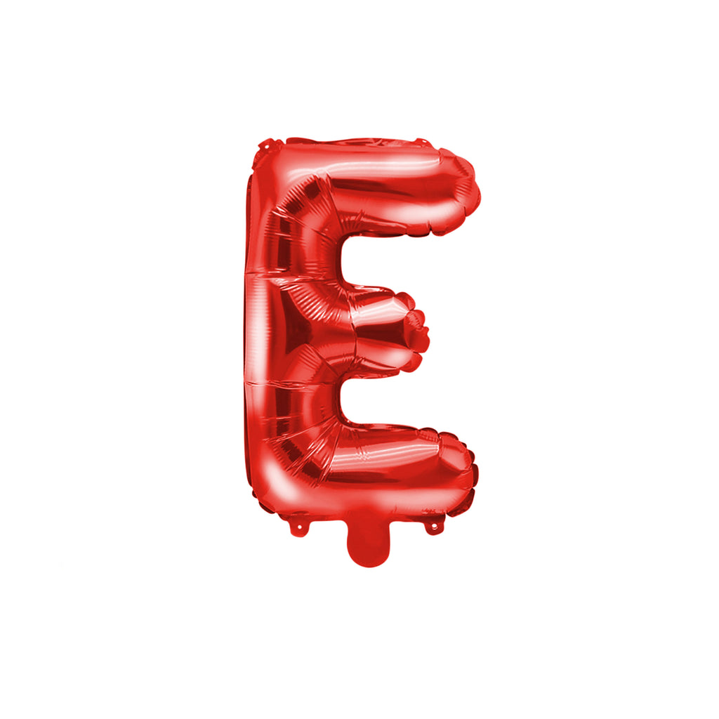 Letter E Red Balloon 35cm