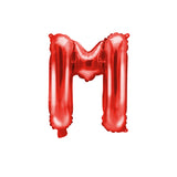 Letter M Red Balloon 35cm