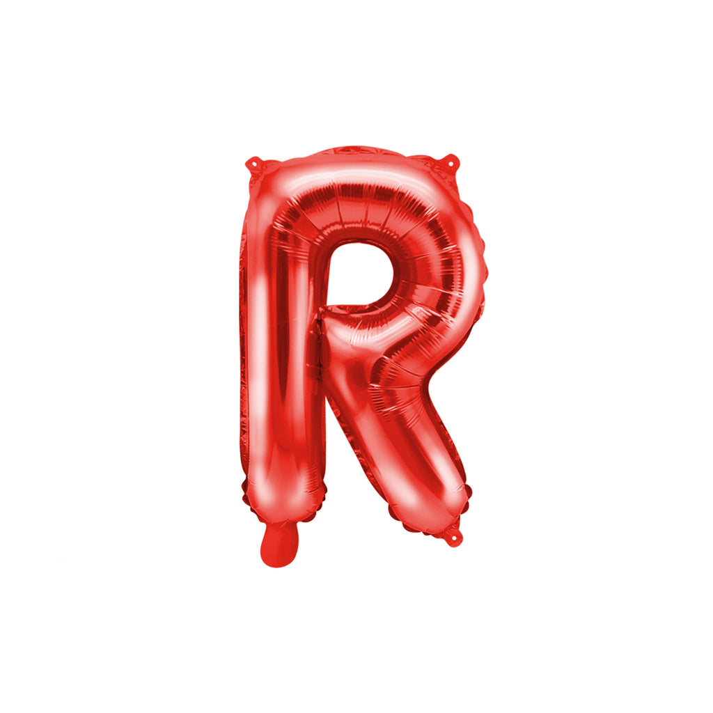 Letter R Red Balloon 35cm