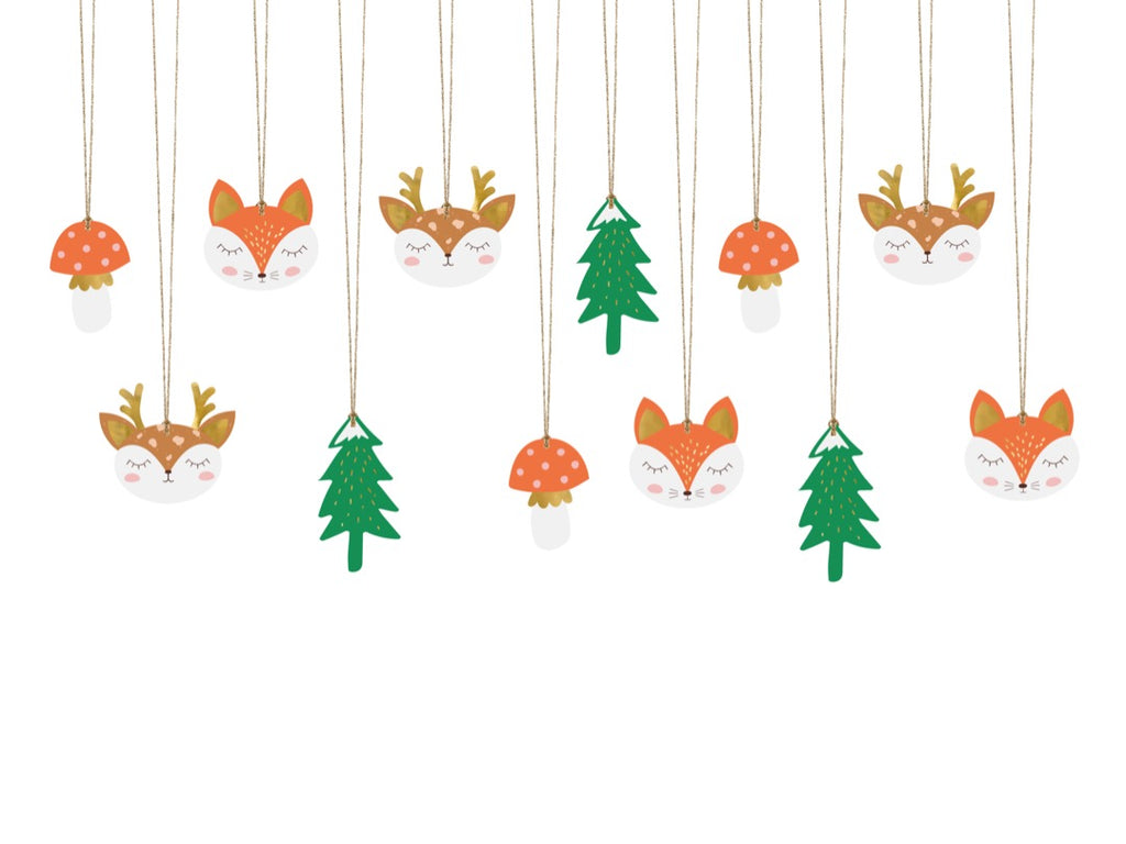 Gift Tags Forest Balloon 