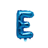 Letter E Blue Balloon 35cm