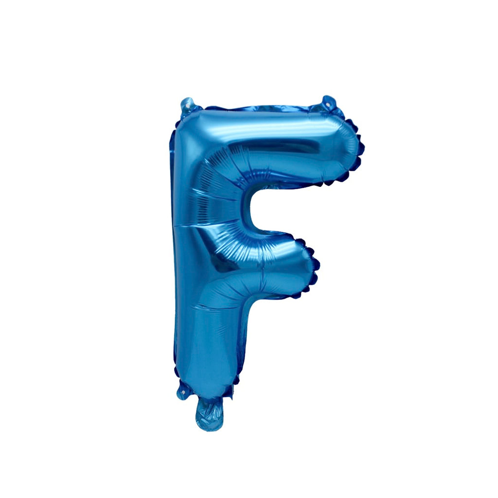 Letter F Blue Balloon 35cm