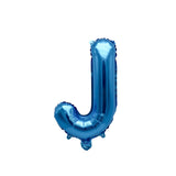 Letter J Blue Balloon 35cm