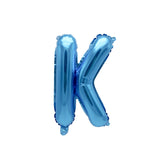 Letter K Blue Balloon 35cm