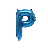 Letter P Blue Balloon 35cm