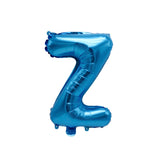 Letter Z Blue Balloon 35cm