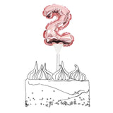Cake Topper - Mini Balloon - Number 2