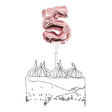 Cake Topper - Mini Balloon - Number 5