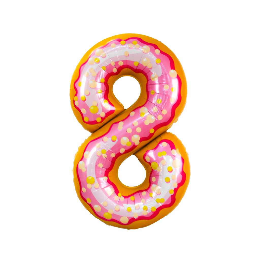 Donut Number Balloons
