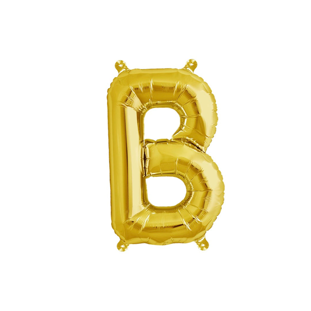 Letter B Gold Balloon 35cm