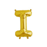 Letter I Gold Balloon 35cm