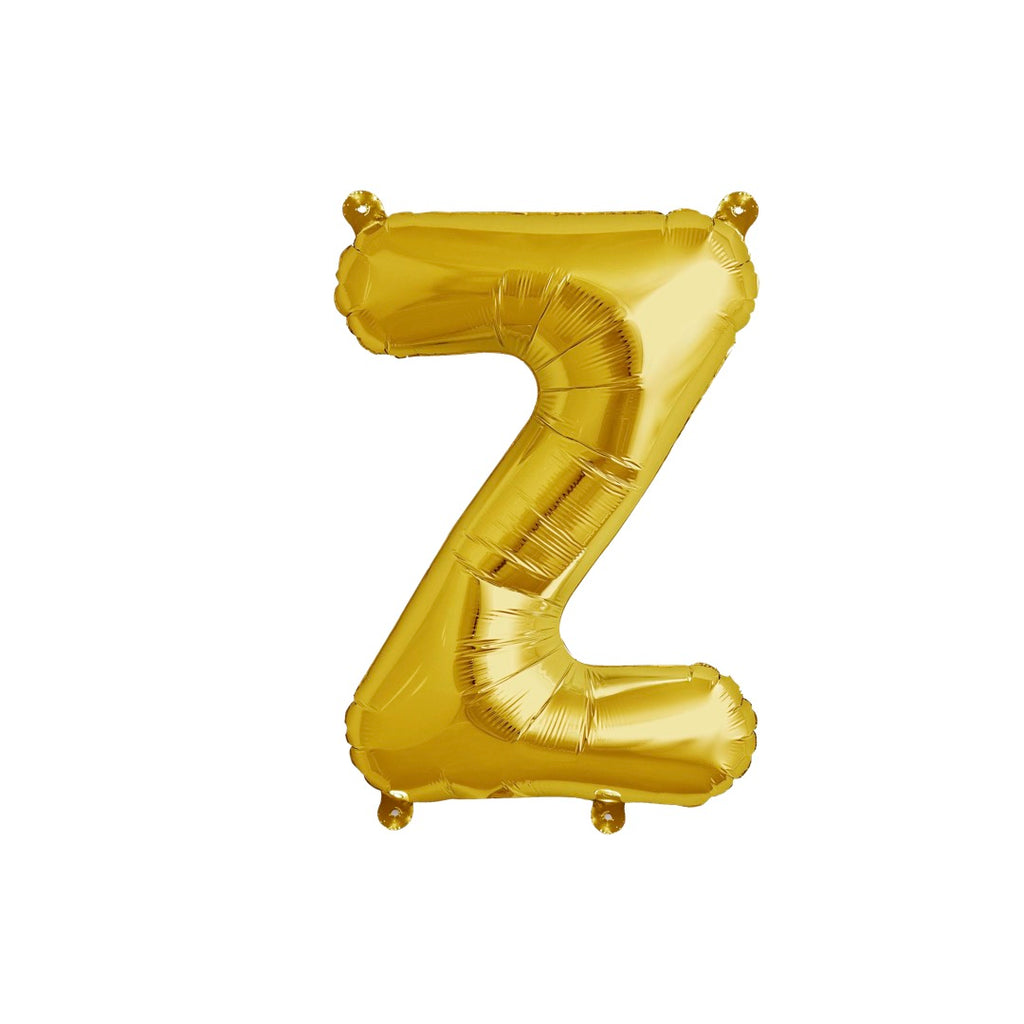 Letter Z Gold Balloon 35cm