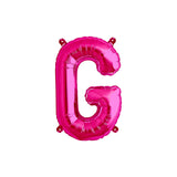 Letter G Hot Pink Balloon 35cm