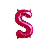 Letter S Hot Pink Balloon 35cm