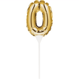 Cake Topper - Mini Balloon - Number 0