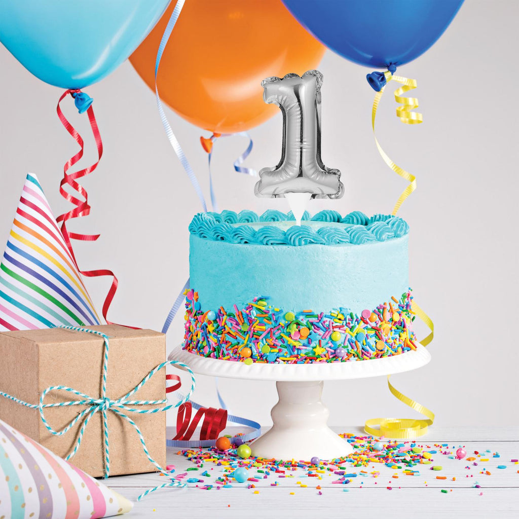 Cake Topper - Mini Balloon - Number 1