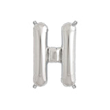 Letter H Silver Balloon 35cm