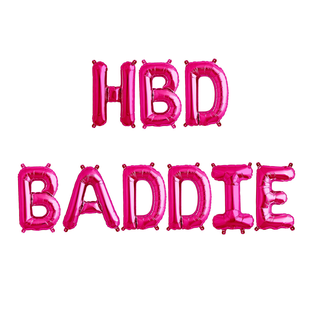 HBD Baddie Balloon Set