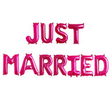 Just Married Balloon Set