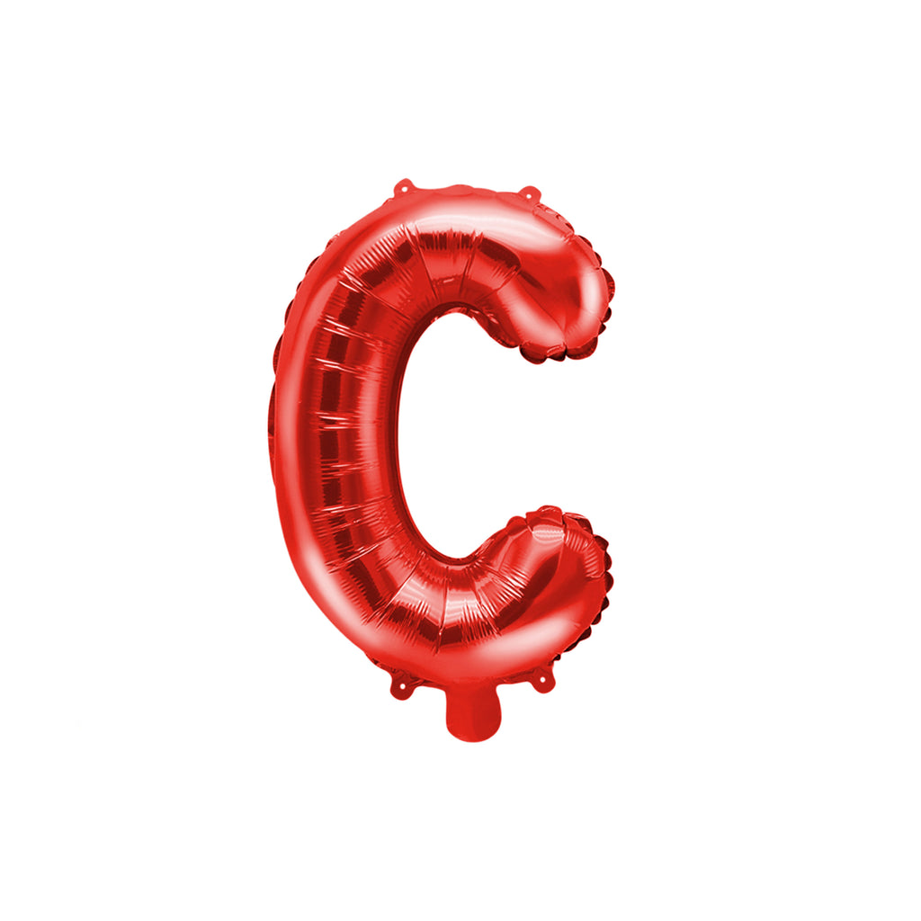 Letter C Red Balloon 35cm
