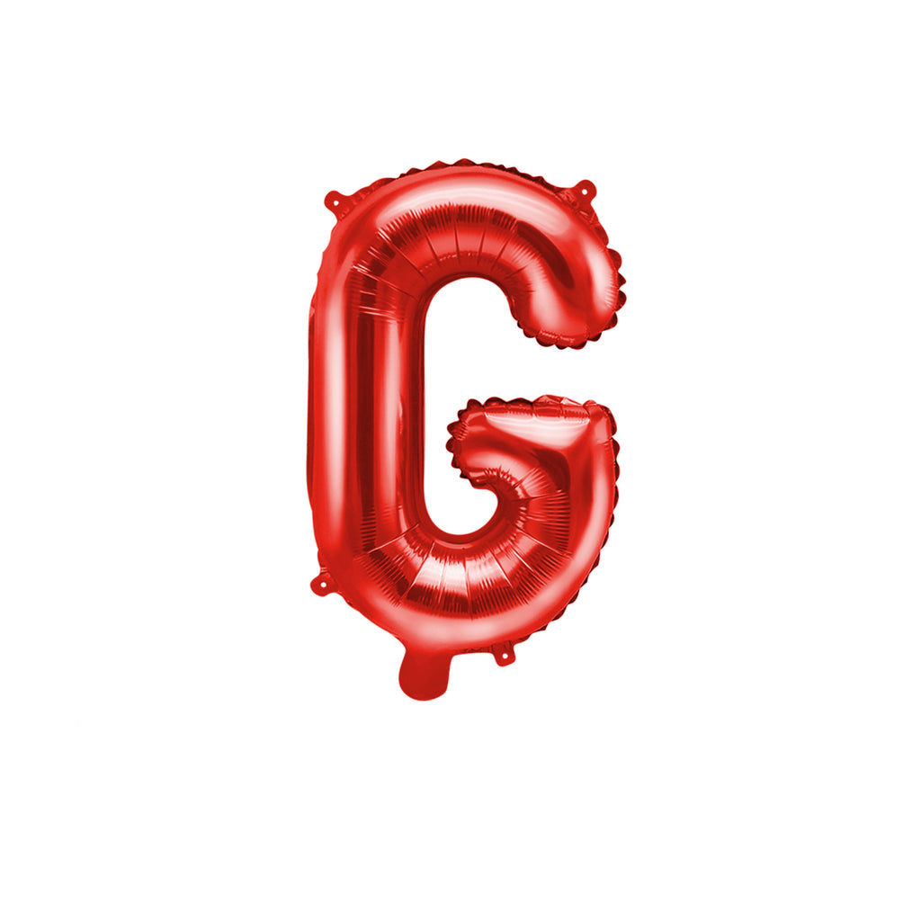 Letter G Red Balloon 35cm
