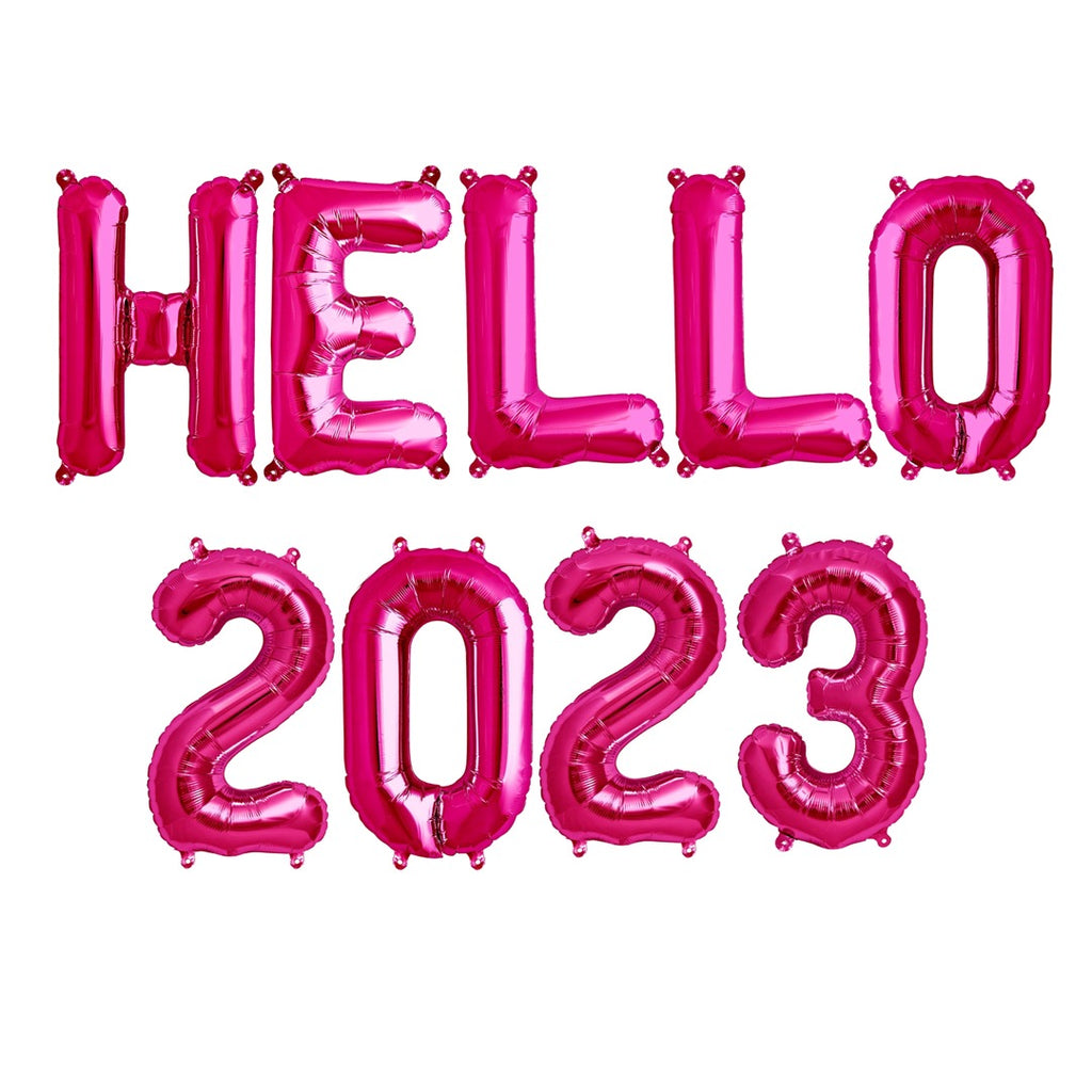 Hello 2023 Balloon Set