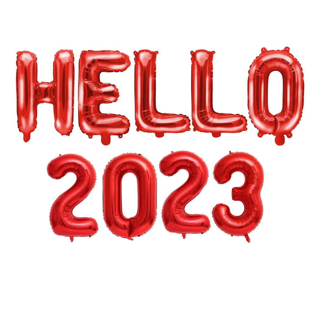 Hello 2023 Balloon Set