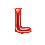 Letter L Red Balloon 35cm