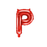 Letter P Red Balloon 35cm