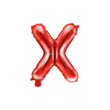 Letter X Red Balloon 35cm